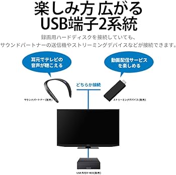 Amazon.co.jp: シャープ 24V型 液晶 テレビ AQUOS 2T-C24DE-B