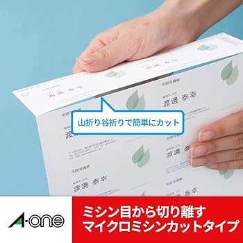 Amazon | エーワン 手作りチケット 連続タイプ 4列11連 880枚分 51467