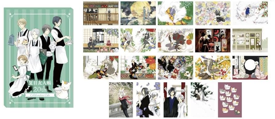 夏目友人帳 20thコラボカフェ アクリルコースターセット 夏目友人帳