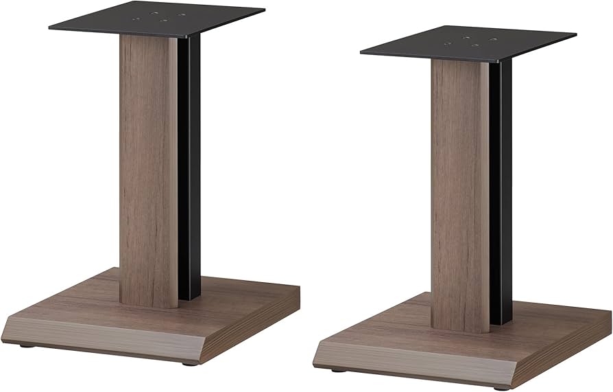 Amazon.co.jp: ハヤミ工産 スピーカースタンド 高さ42㎝ 2台1組 木目調