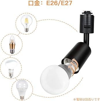 Amazon | Zevnico ダクトレール スポットライト 6個セット ダクト