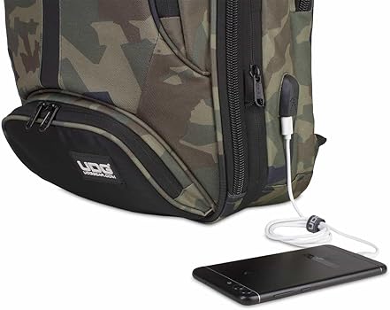 Amazon.co.jp: UDG Ultimate Backpack Slim Black Camo/Orange Inside