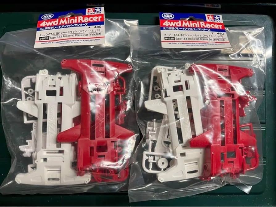 Amazon | タミヤ ミニ四駆 スーパーTZ-X 強化シャーシセット 2個