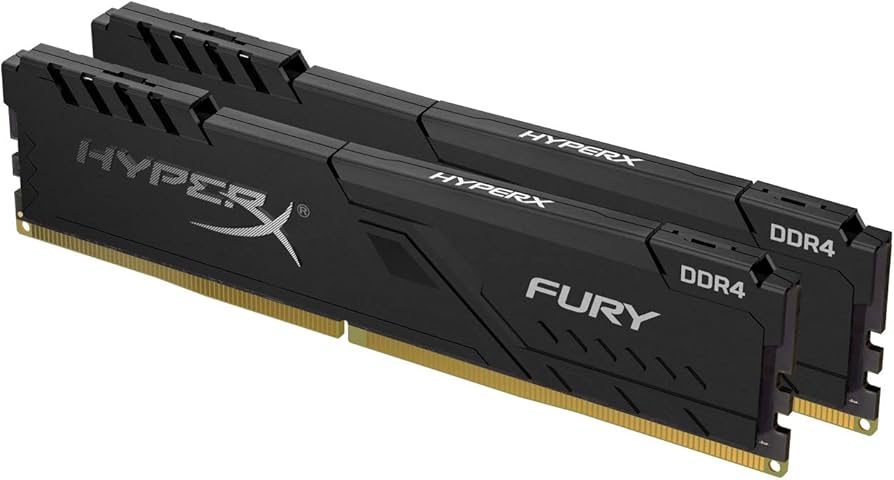 HyperX Fury 8GB 3200MHz DDR4 CL16 DIMM (Kit of 2) Black XMP