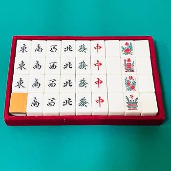 Amazon | 極高級麻雀牌 ミズノ丸一 さくら 丸一工芸社 背竹牌 激