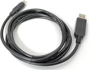 Amazon.co.jp: RIKYJIC USB - MD6 6ピン丸型コネクタケーブル 1.8