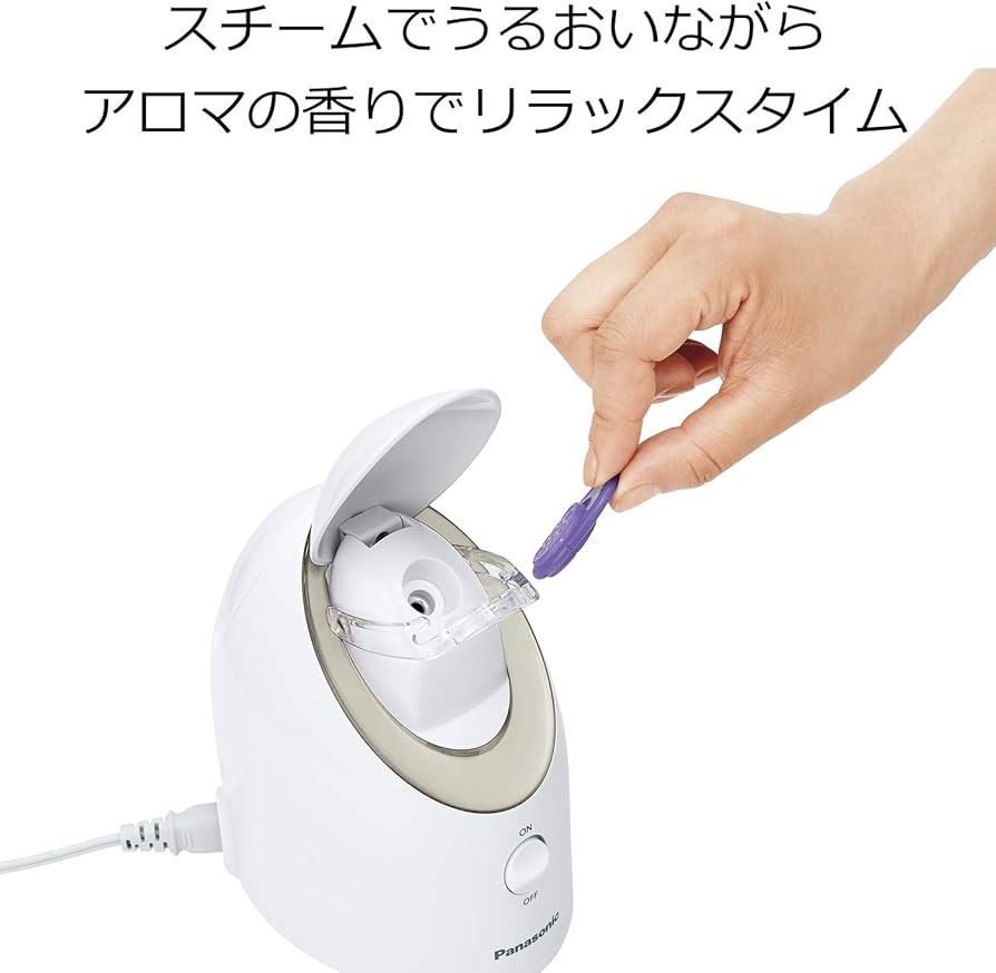 Amazon.com: Panasonic Nanocare EH-SA3B-N 蒸氣機小巧金色: 居家與廚房