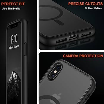 Amazon.com: TENDLIN Magnetic Case for iPhone X/Xs - Translucent