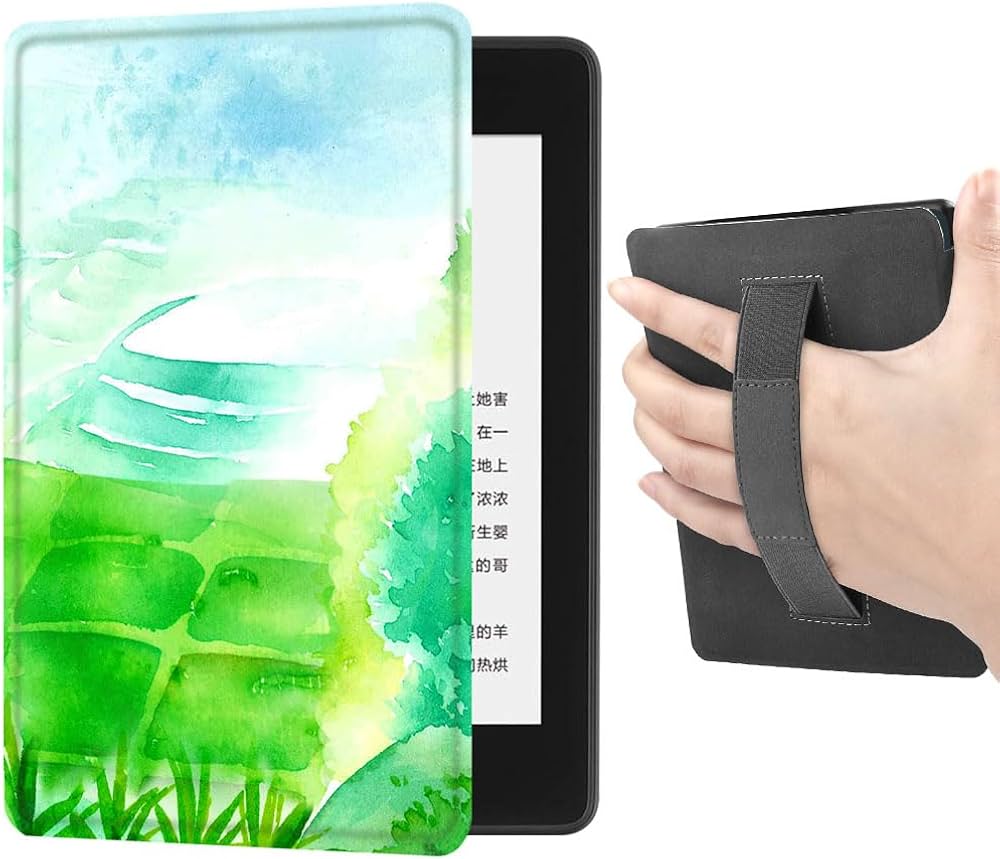 Kindle Paperwhite第10世代 木の葉デザインカバー付き Kindle