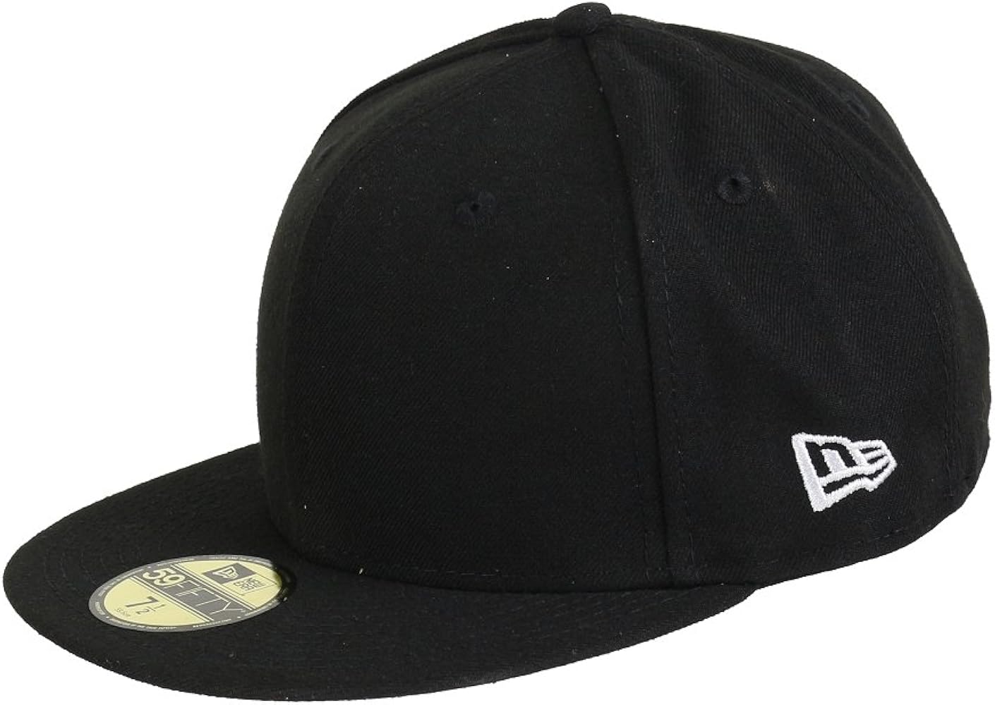 New Era Black Blank 59Fifty Basecap - 7 1/4-58cm (L) : Amazon.de