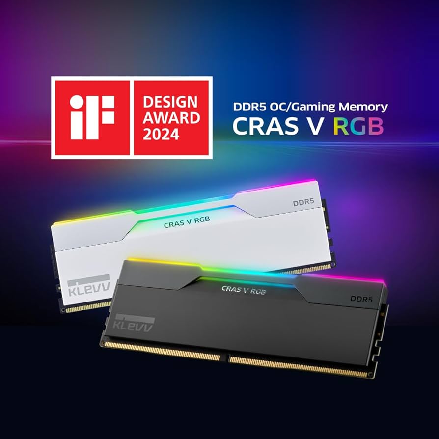 KLEVV CRAS V RGB DDR5 32GB (2x16GB) 6000MHz CL30 SK Hynix A-Die