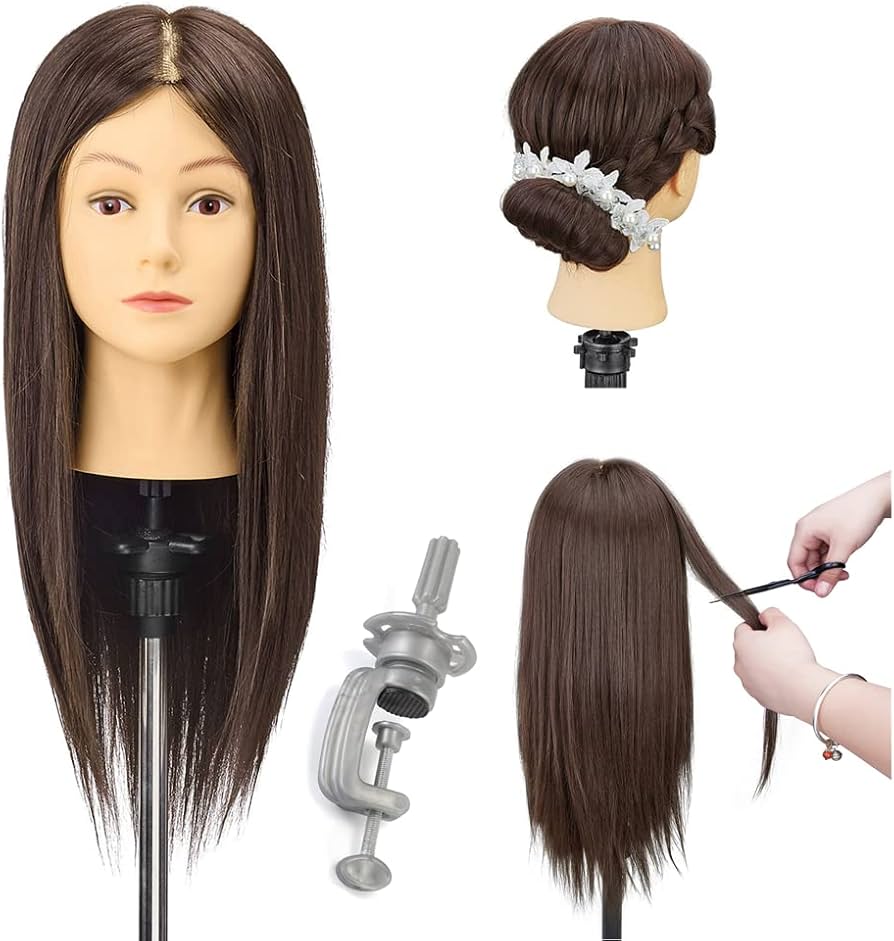 Amazon.co.jp: Neverland Beauty ヘアマネキン 練習用 頭囲16