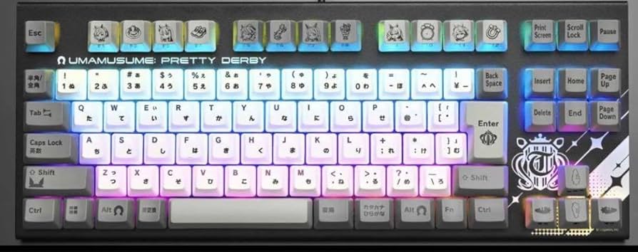 Amazon.co.jp: ウマ 娘 プリティーダービー × REALFORCE GX1キーボード