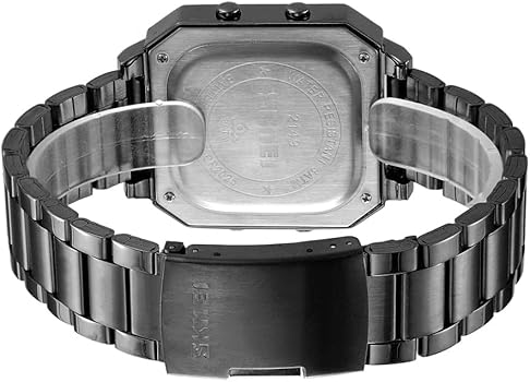 Amazon.co.jp: zolohoni メンズデジタルウォッチ ステンレススチール