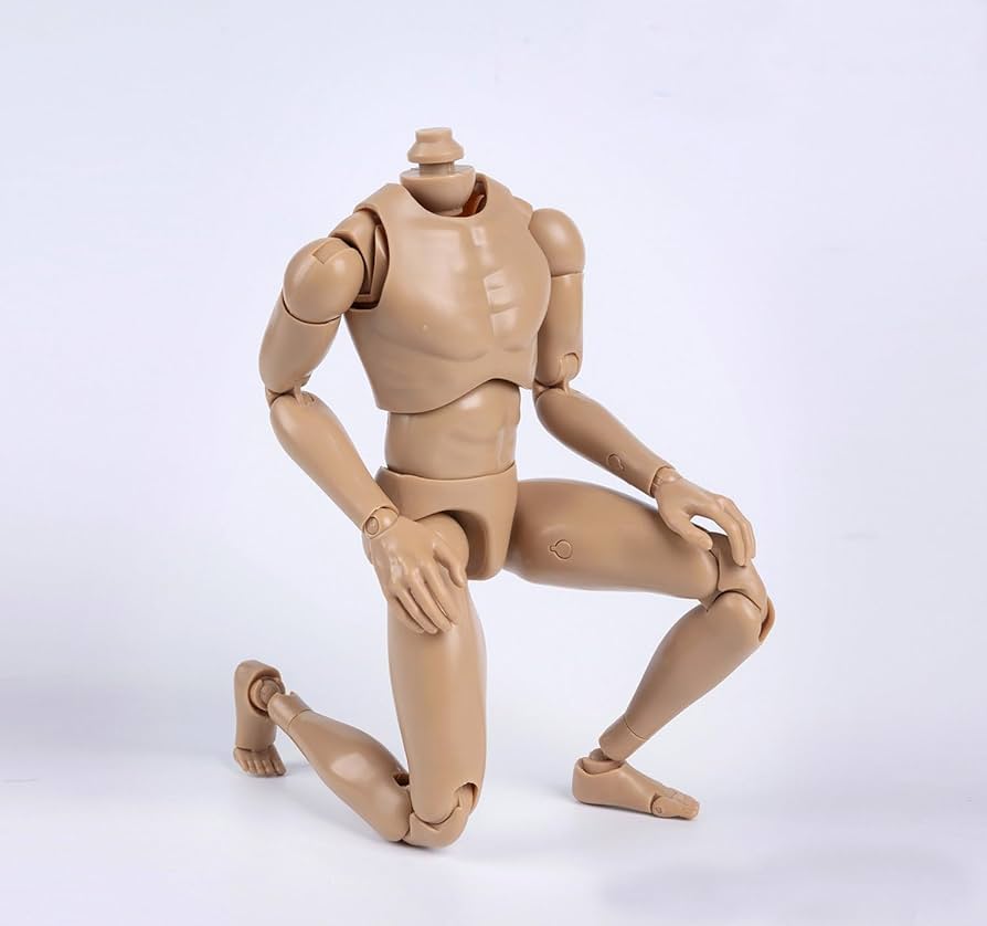 Amazon.com: 1/6 Scale Narrow Shoulder Male Body Doll Action Figure