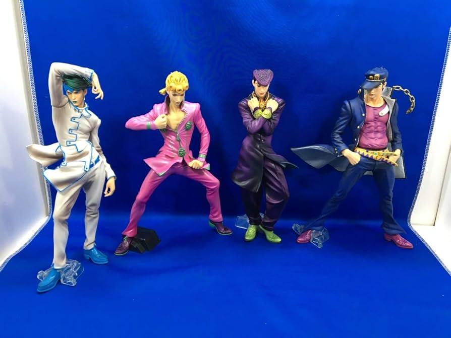 Amazon.co.jp: 【現状品】MSP ジョジョの奇妙な冒険フィギュア 4体