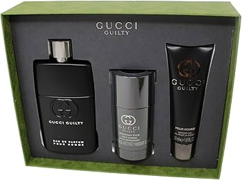 Amazon.com : Gucci Guilty Pour Homme 3 Pcs Gift Set: Eau de Parfum