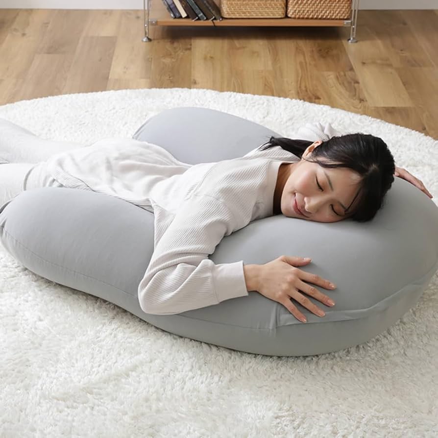 Amazon.co.jp: アイリスプラザ U字型 ビーズクッション 全10カラー