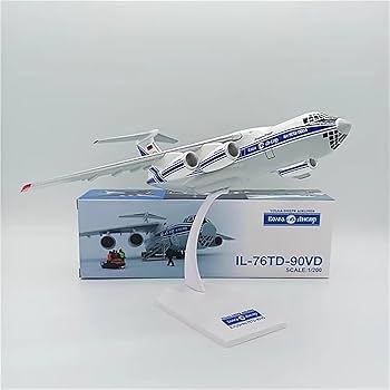 Amazon.co.jp: ODddot IL-76輸送機ソビエト民間航空1:200静的航空機