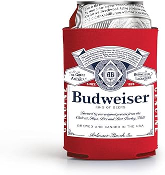 Amazon.com: Budweiser Signature 12 Ounce Can Cooler - Set of 2