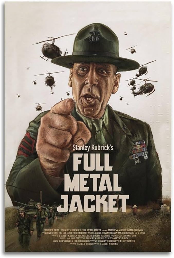 Amazon.co.jp: フルメタルジャケット (1987) 映画ポスター ポスター