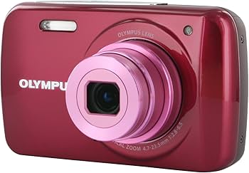 Amazon | OLYMPUS デジタルカメラ VH-210 レッド 1400万画素 光学5倍