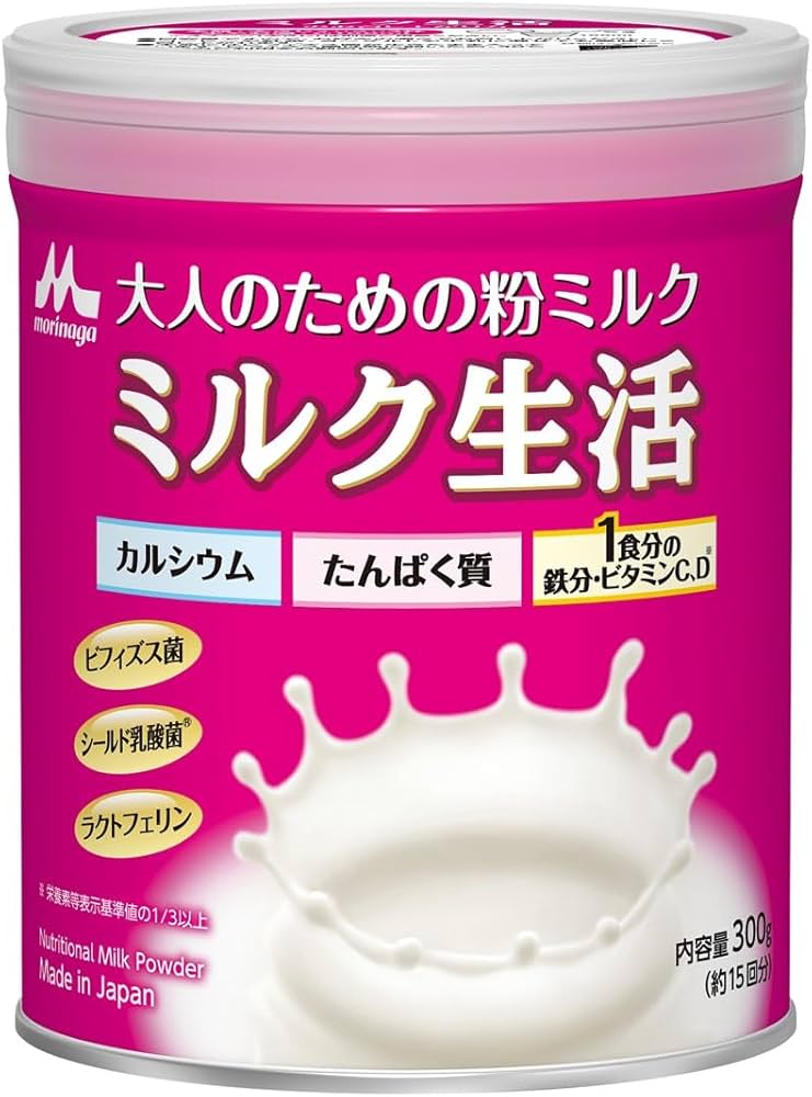 Amazon.co.jp: 大人のための粉ミルク ミルク生活 300g 栄養補助食品