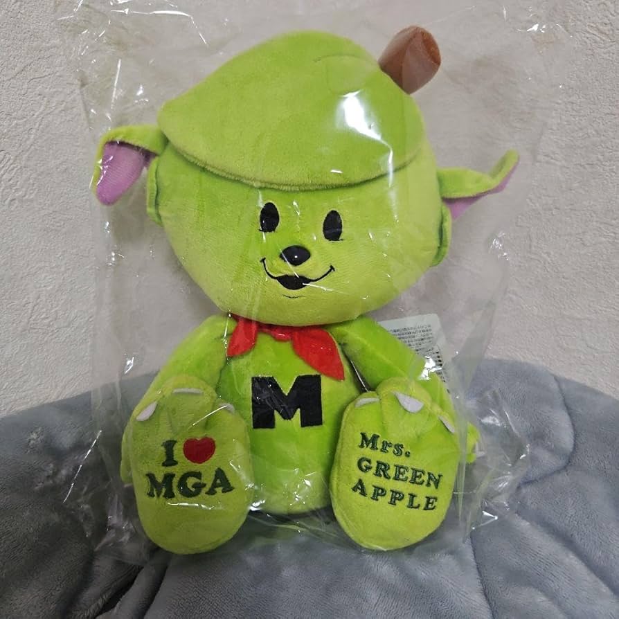 ミセスグリーンアップル メメル ぬいぐるみ クリアポスター Mrs. GREEN