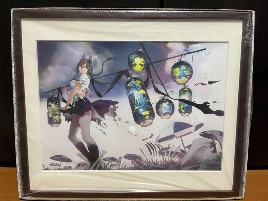 Amazon.co.jp: 化物語 複製原画 大暮維人 : ホビー