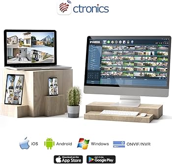 Amazon.co.jp: 【 5MP・5倍光学ズーム・自動追尾 】Ctronics 防犯