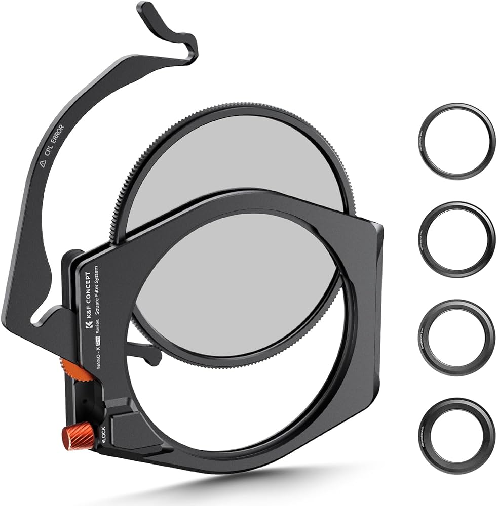 Amazon | 【新型】K&F CONCEPT 角型フィルターホルダー+CPLフィルター