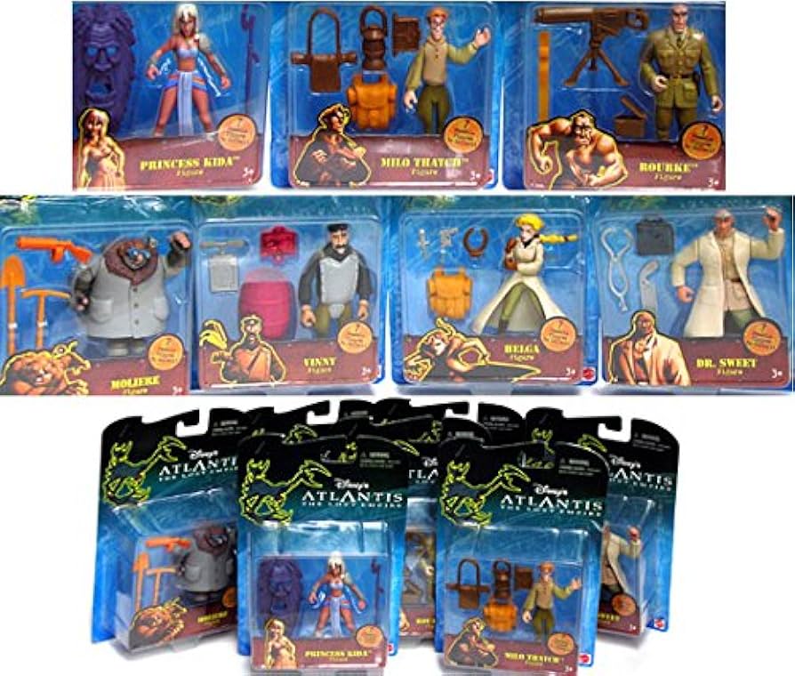 Amazon | ディズニー アトランティス 失われた帝国 ポーザブルPVC