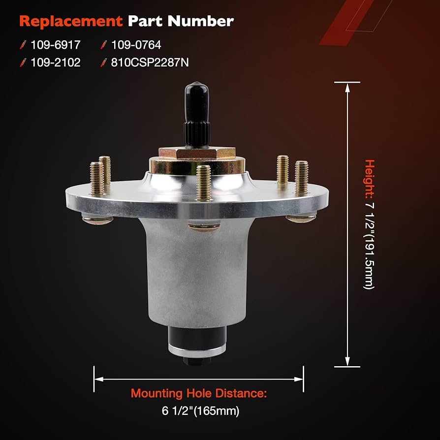 Amazon.com : ATRACYPART 109-6917 Mower Deck Spindle Compatible