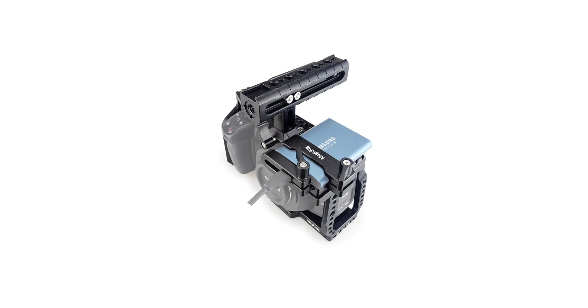 Amazon.com : MAGICRIG BMPCC 4K / 6K Cage with NATO Handle + T5 SSD