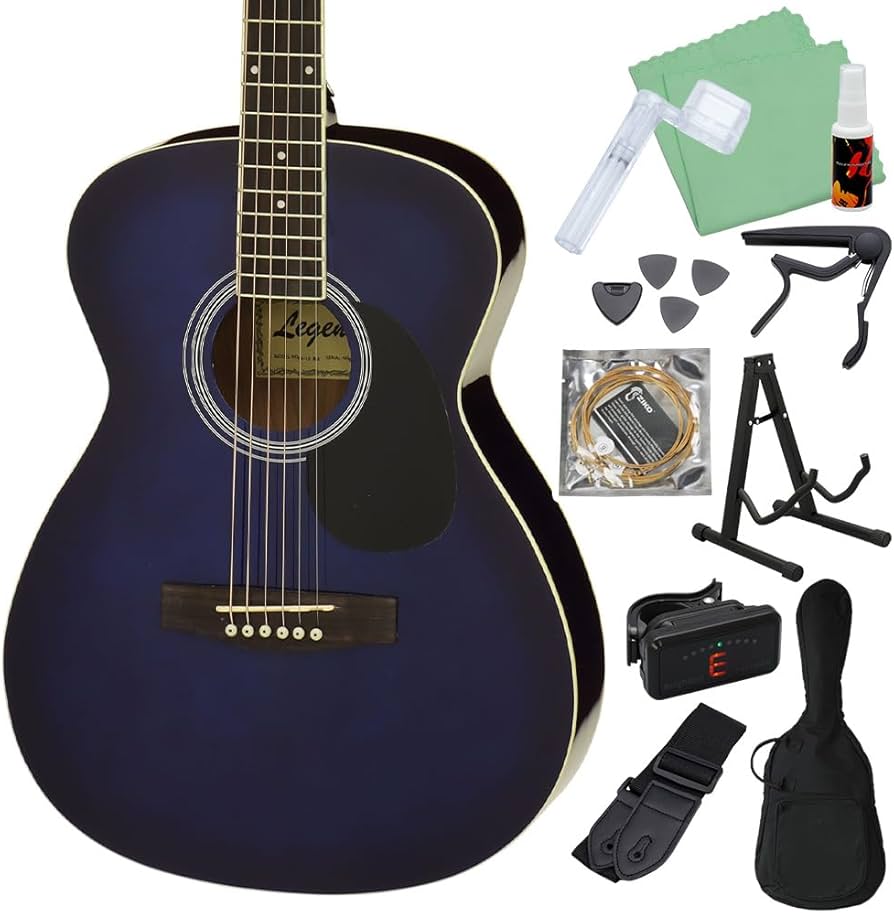 Amazon | LEGEND FG-15 Blue Shade アコースティックギター初心者12点