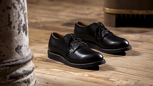 Amazon | [レッドウィング] 101 ポストマン Postman Oxford ブラック