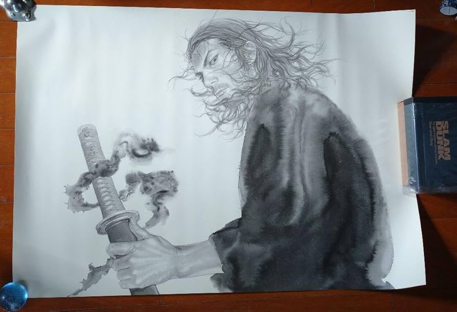 Amazon.co.jp: バガボンド B1ポスター 井上雄彦 最後のマンガ展 限定