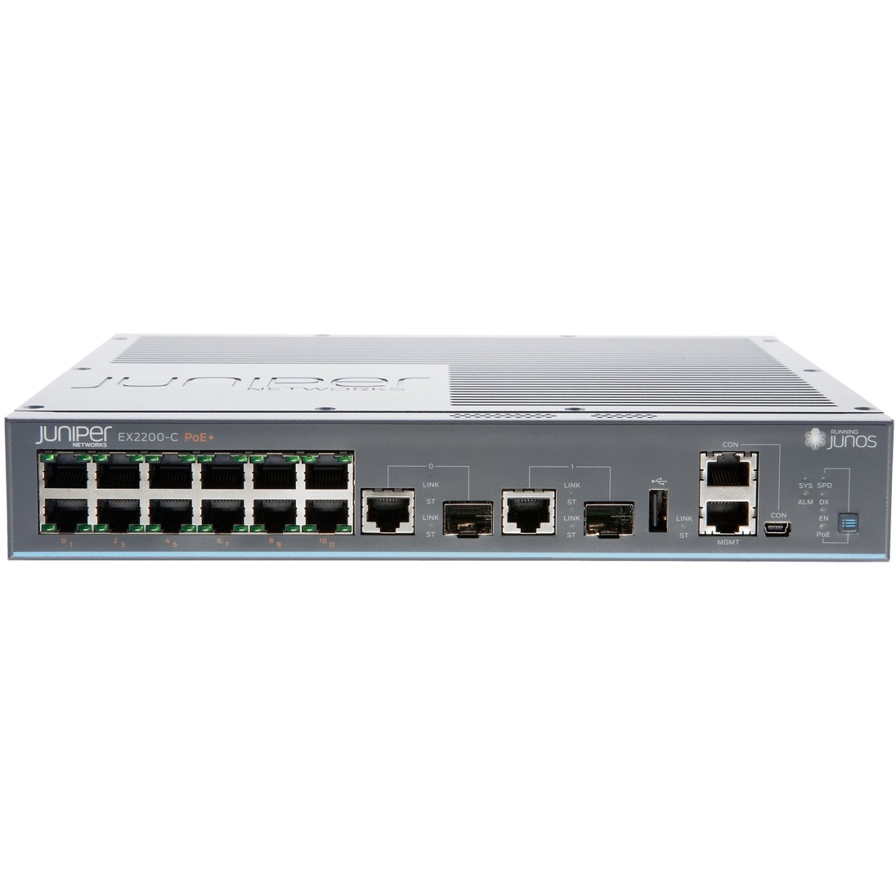 Amazon | Juniper EX2200-C-12P-2G EX2200-C Layer 3 Switch - 12