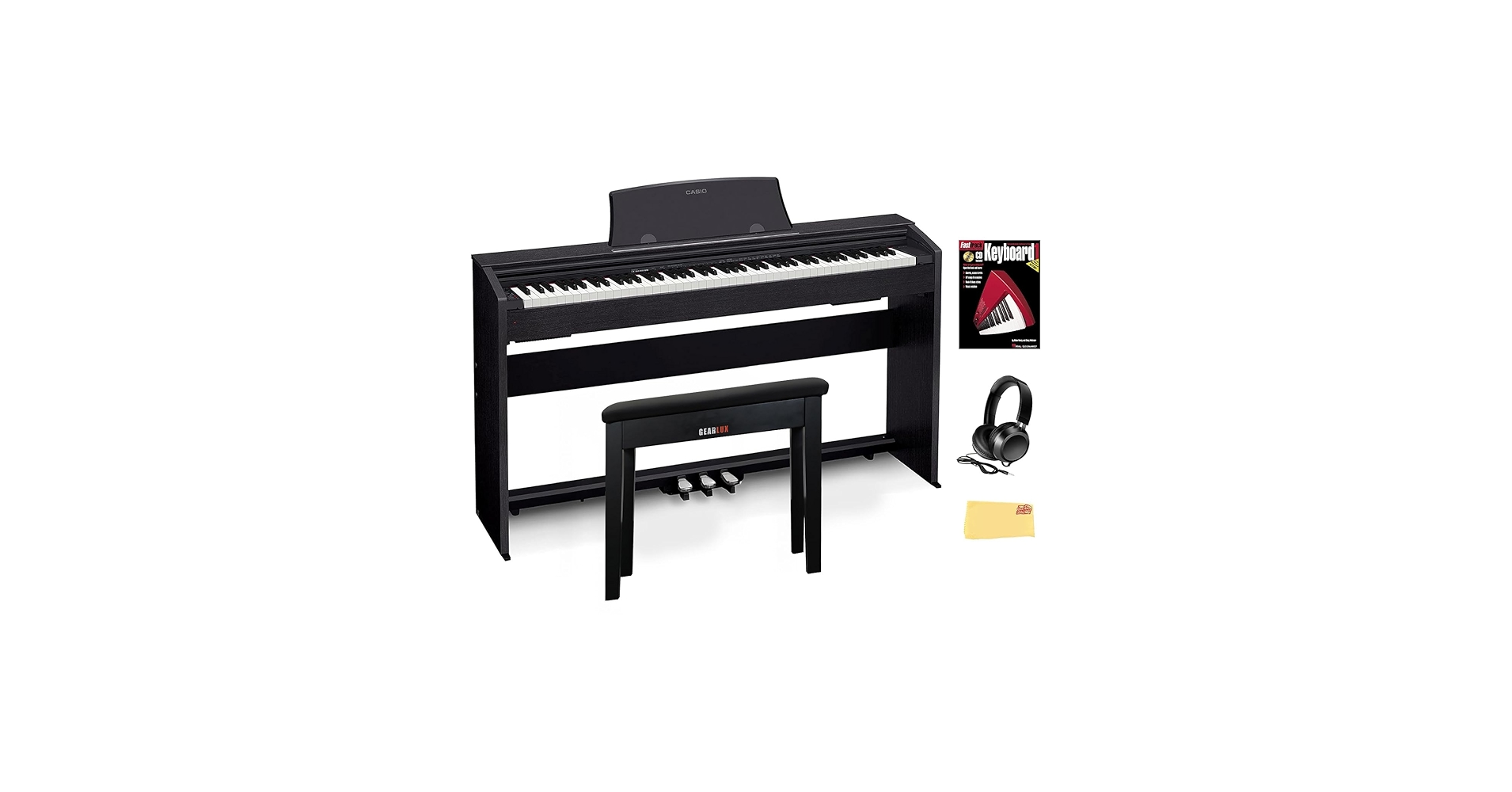 Amazon.com: Casio PX-770 Privia Digital Piano - Black Bundle with