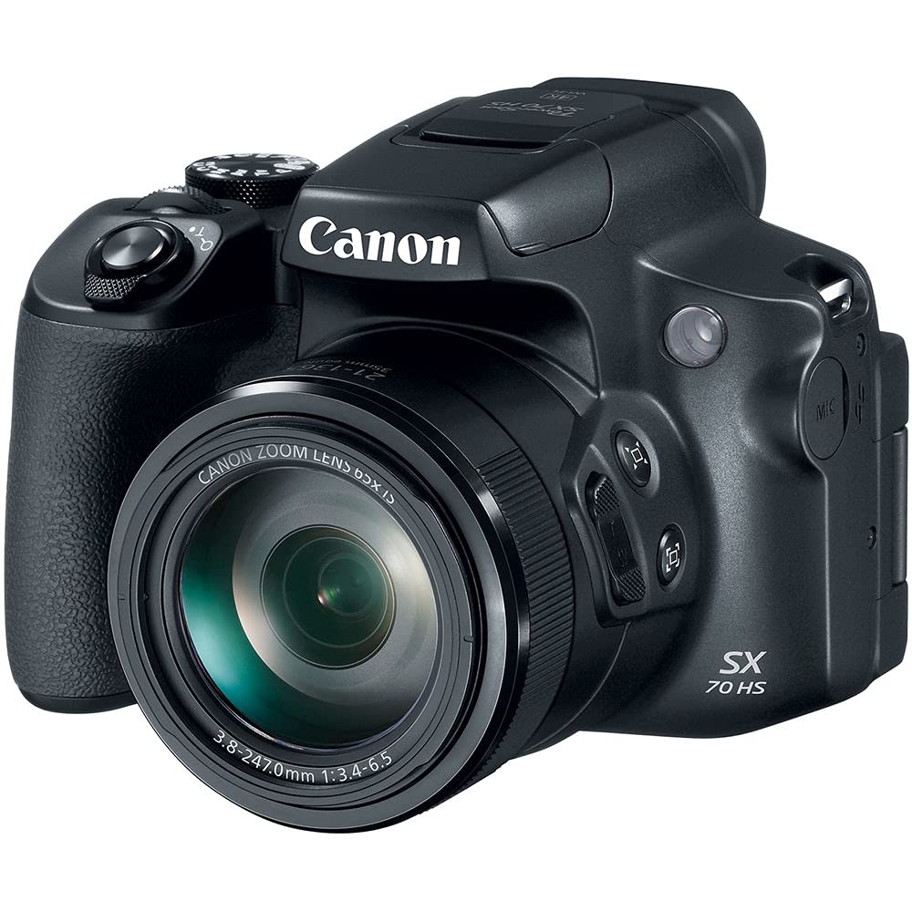 Amazon.com : Canon PowerShot SX70 HS Digital Camera (3071C001) +