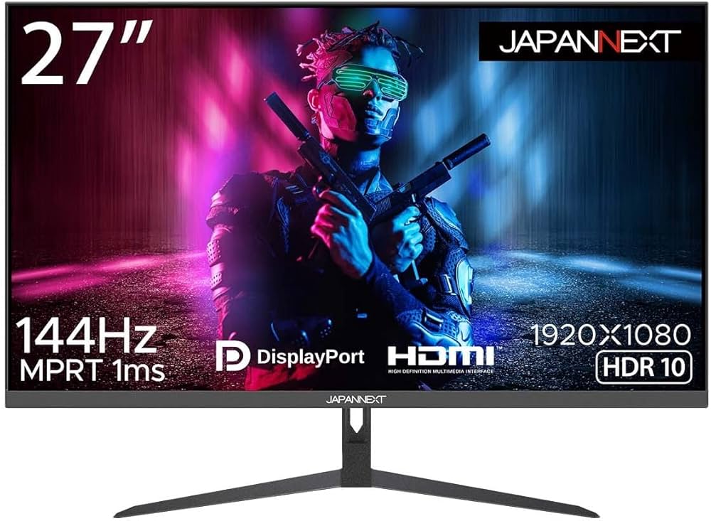 Amazon.co.jp: JAPANNEXT 27インチ ゲーミングモニター 144Hz 1ms フル