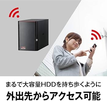 Amazon.co.jp: バッファロー BUFFALO NAS スマホ/タブレット/PC対応