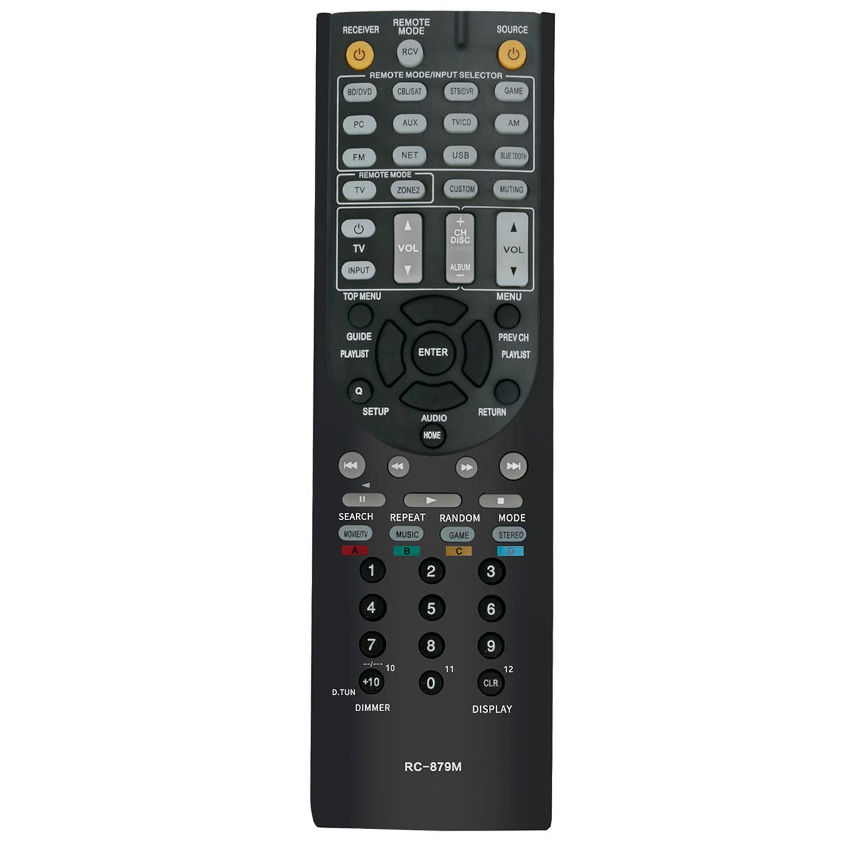 Amazon.com: RC-879M Replace Remote Control Applicable for Onkyo AV
