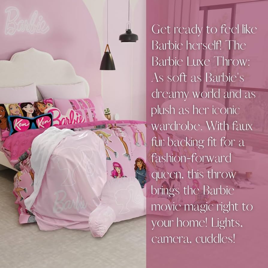 Amazon.com: Collectibles Barbie Movie Bedding Super Soft Plush