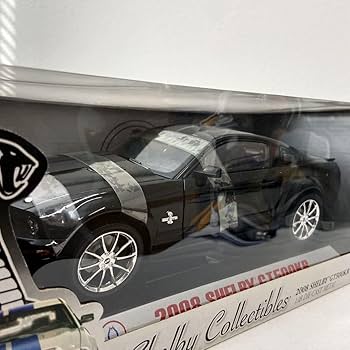 Amazon | Shelby Collectibles 1/18 GT500KR 2008年 Black COBRA