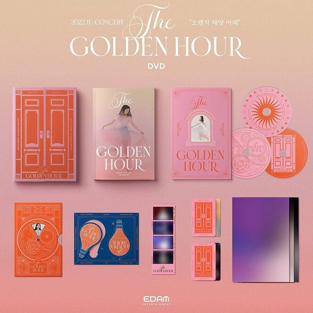 IU - IU 2022 CONCERT THE GOLDEN HOUR : UNDER THE ORANGE SUN DVD K