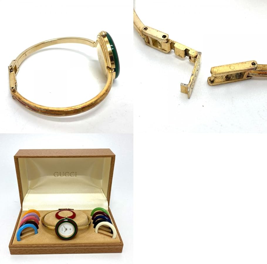 Amazon.co.jp: (グッチ)GUCCI 1100-L チェンジベゼル 12色 バングル