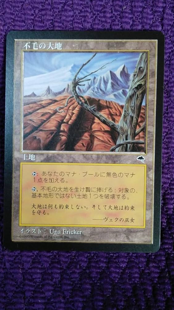 MTG Wasteland 不毛の大地 英語 4枚 不毛の大地 英語版 4枚 mtg MTG