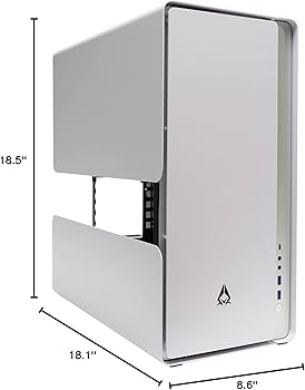Amazon.com: AZZA CAST PC Case - ATX Mid-Tower with Aluminum Wings