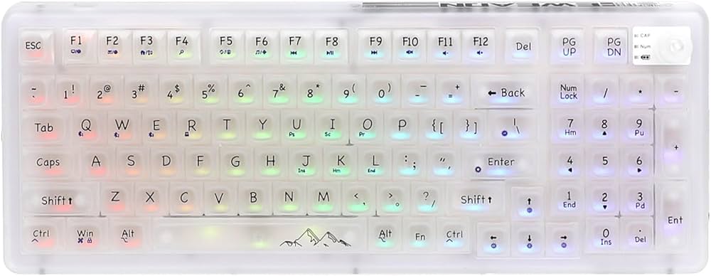 Amazon | OUSEITECH X EWEADN V99 ゲーミングキーボード メカニカル